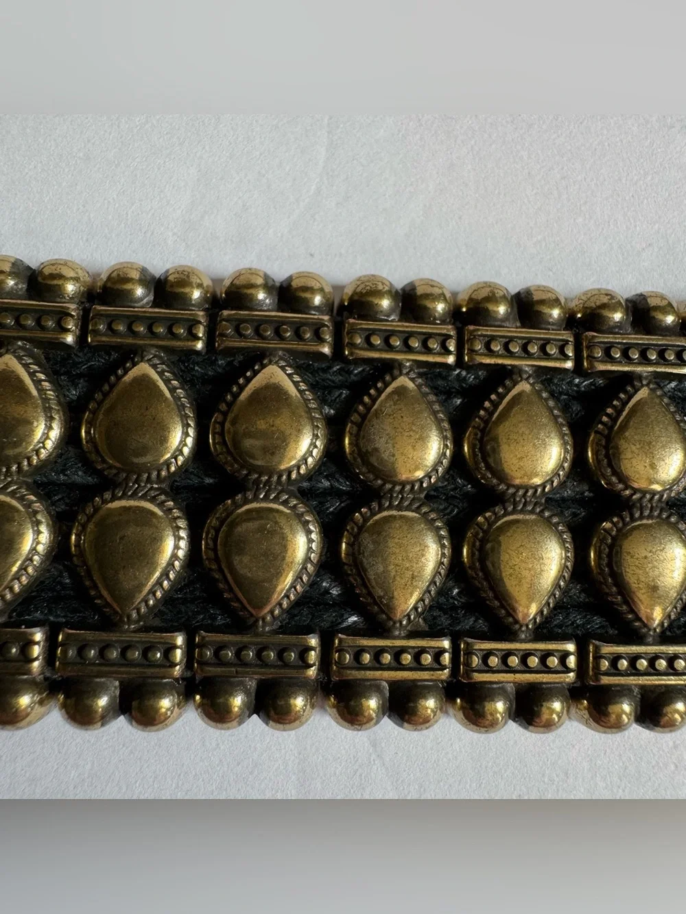 Free People Black Juniper Wrap Belt Fringe Studded Boho Festival One Size READ